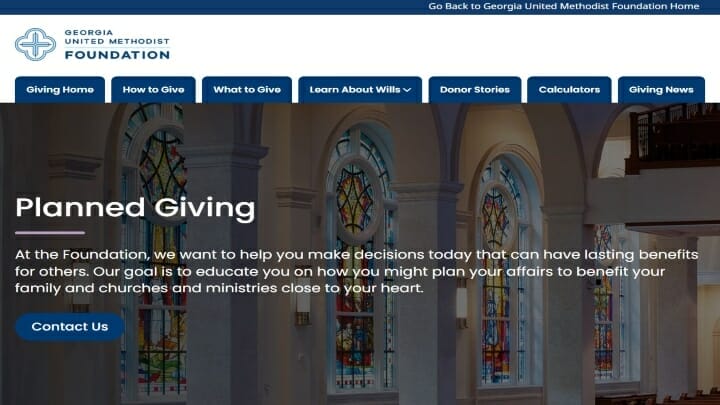 The Foundation Redesigns Planned Giving Website